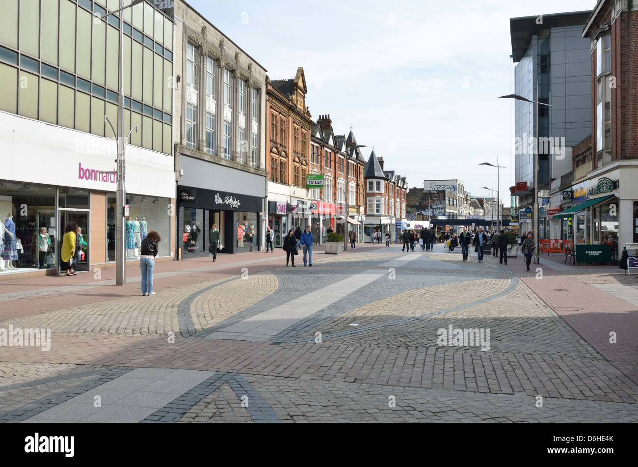 Southend High street Foto Stock