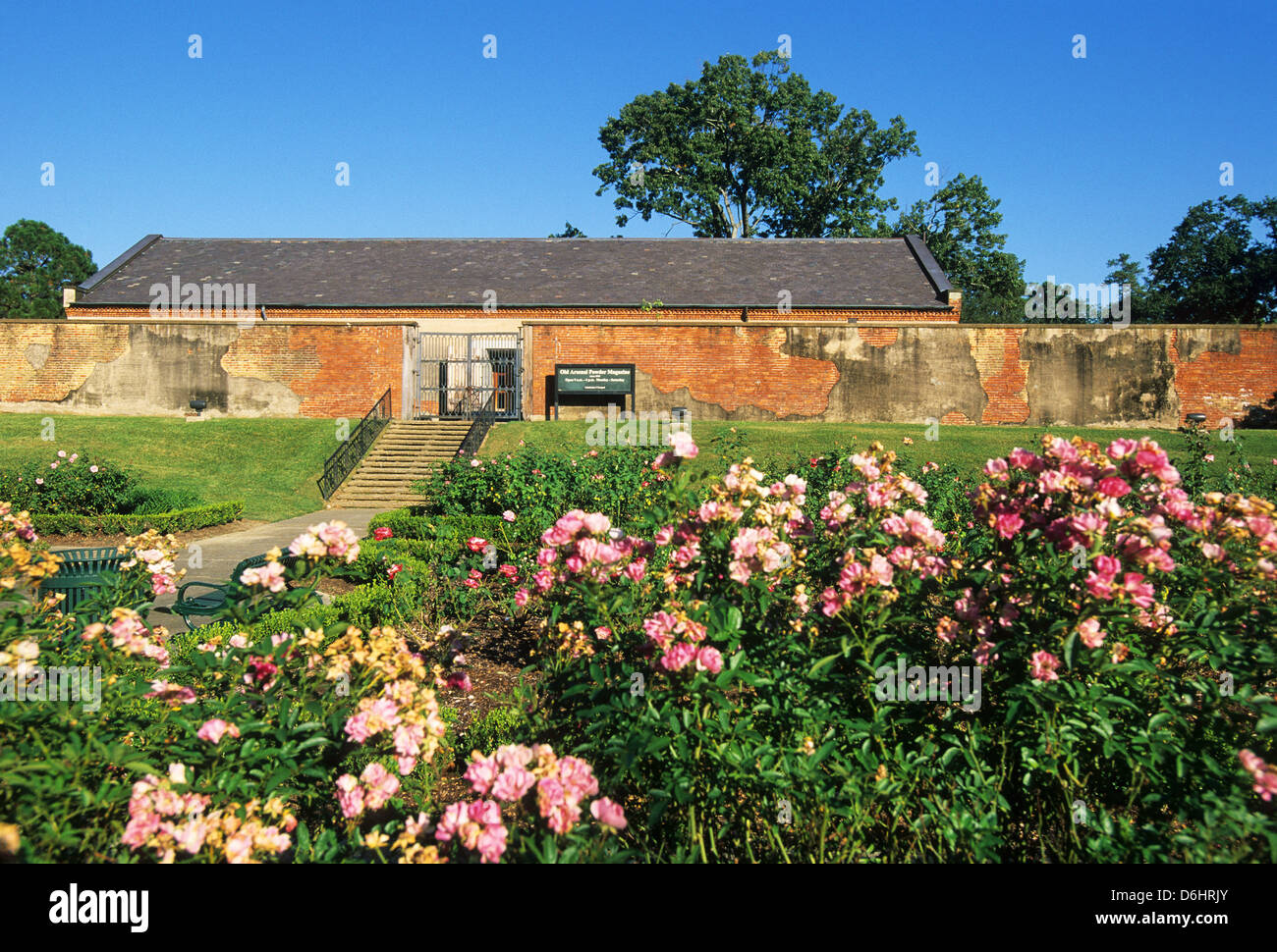 Elk283-1211 Louisiana Baton Rouge, vecchio arsenale Polveriera, 1838 Foto Stock