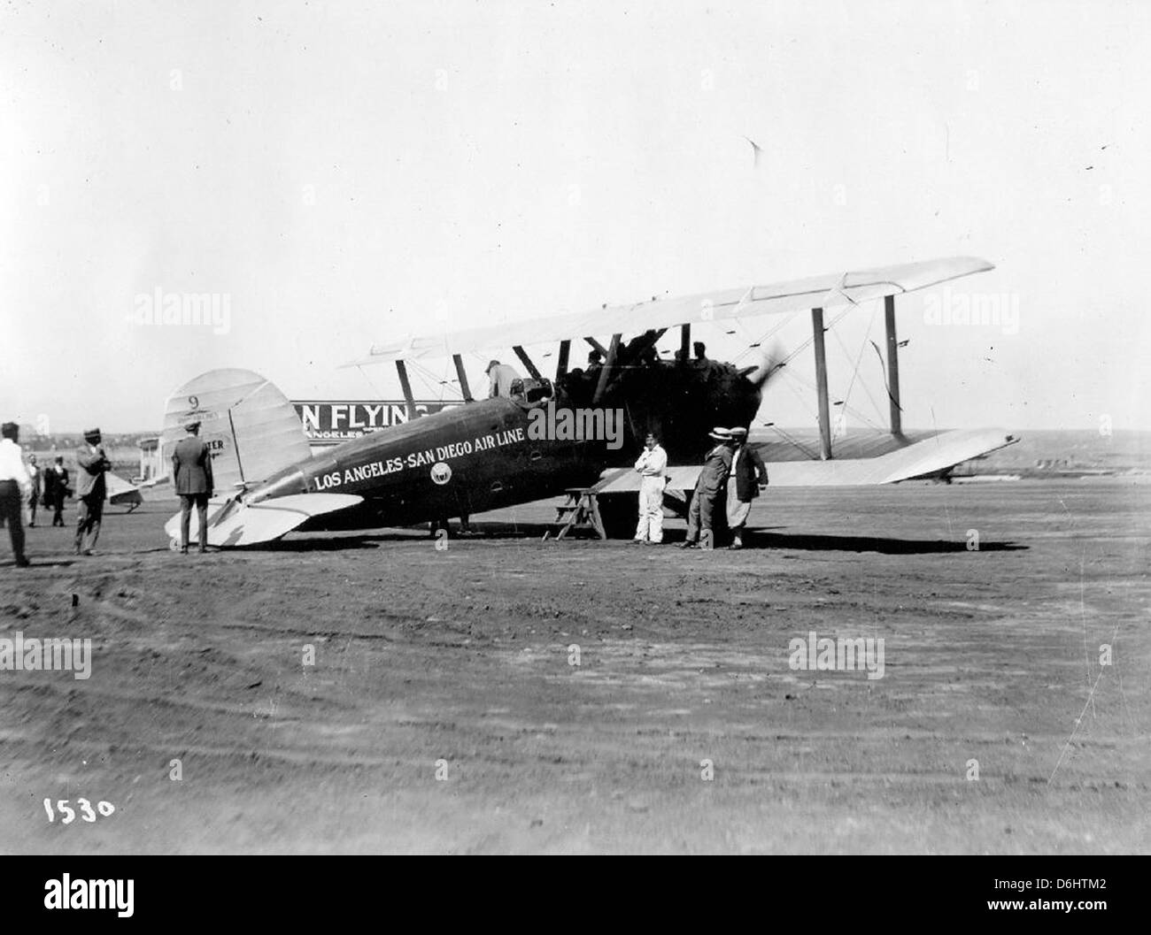Il Ryan Cloudster, un primo aereo di linea, era alimentato da un motore Liberty L-12 e utilizzato dalla Ryan Airlines per la Los Angeles-San Diego Air Line. L'aereo è stato una pietra miliare importante nello sviluppo del trasporto aereo. Foto Stock