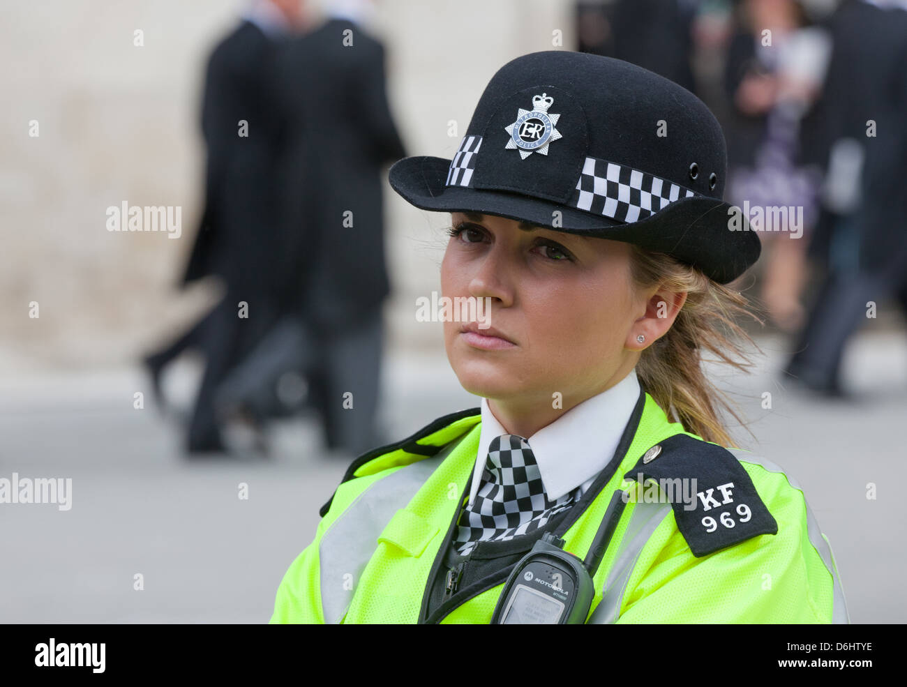Poliziotta London REGNO UNITO Foto Stock