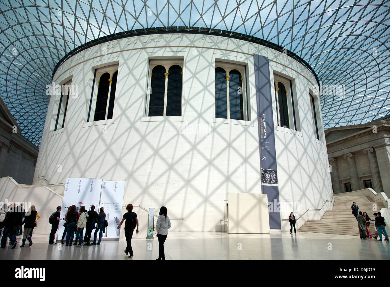 La Rotunda interiore, al British Museum di Londra, Inghilterra, Regno Unito, Europa Foto Stock