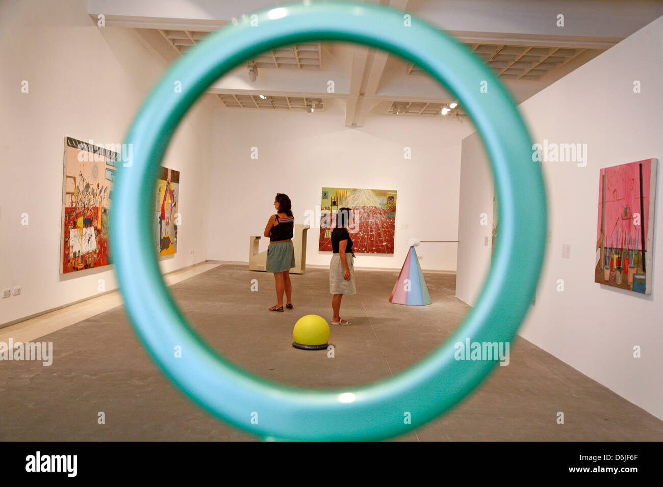 Tel Aviv Museum of Art di Tel Aviv, Israele, Medio Oriente Foto Stock