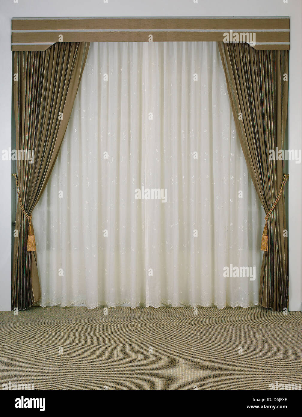 La tenda con uno spazio vuoto serve la vostra decorazione degli animali per la messa in Foto Stock