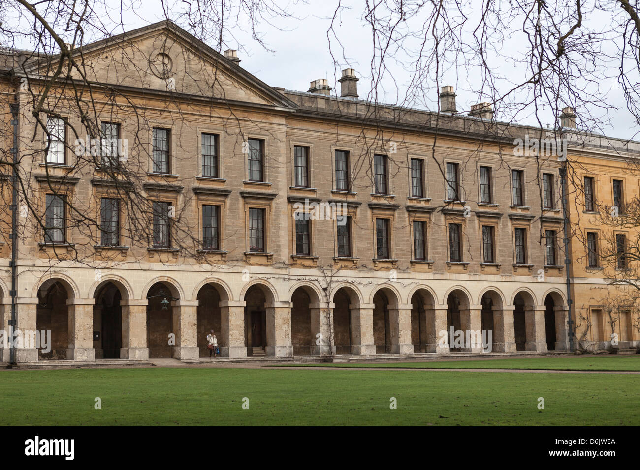 Edificio di nuova costruzione, Magdalen College di Oxford, Oxfordshire, England, Regno Unito, Europa Foto Stock