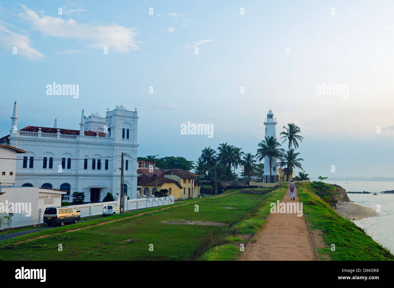 La moschea, Galle, sud della provincia, Sri Lanka, Asia Foto Stock