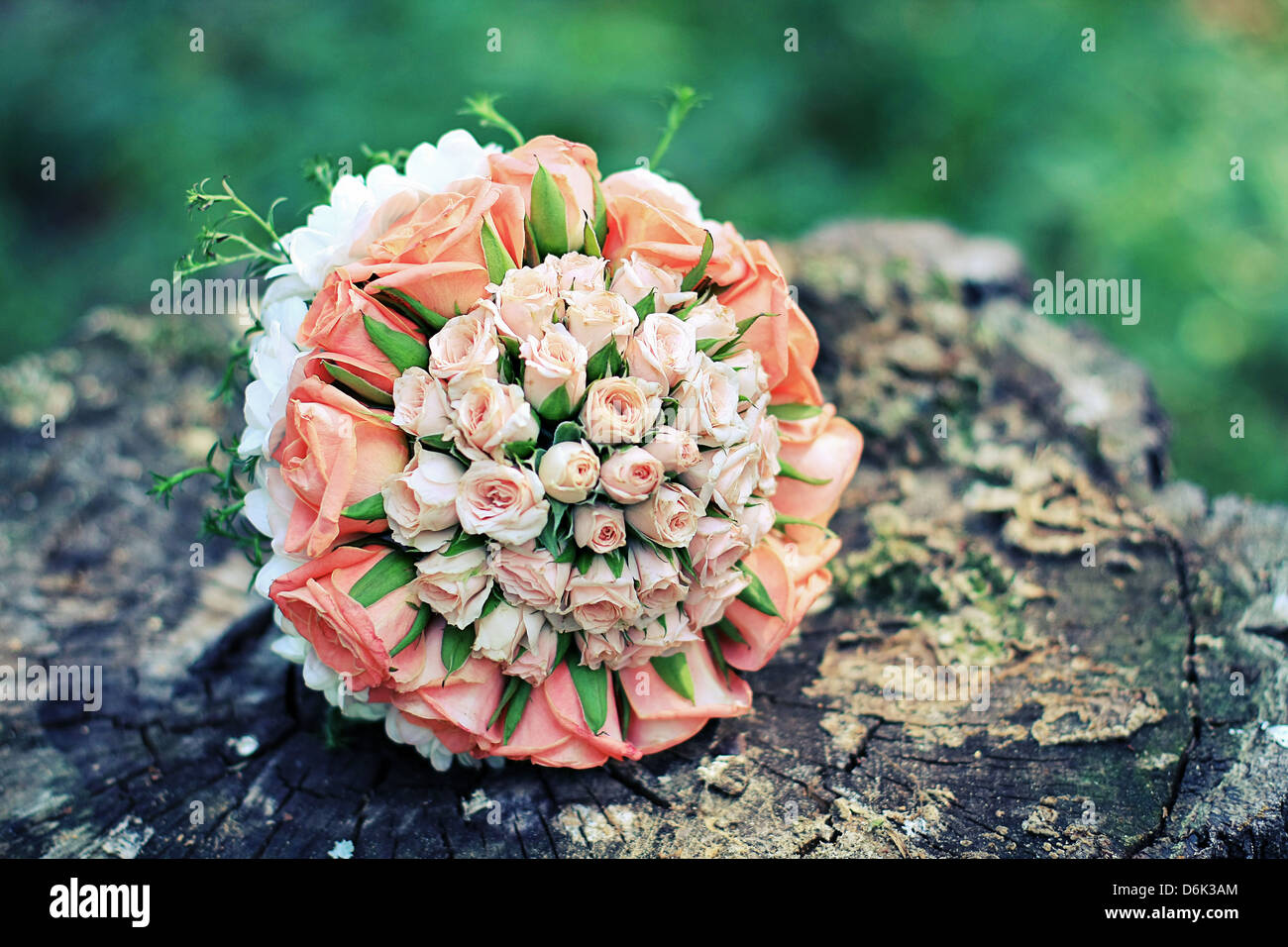 Wedding bouquet di fiori Foto Stock