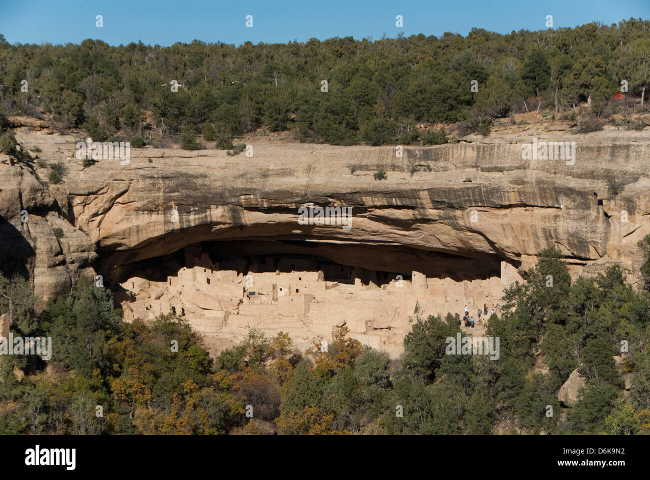 Il Parco Nazionale di Mesa Verde, Sito Patrimonio Mondiale dell'UNESCO, Colorado, Stati Uniti d'America, America del Nord Foto Stock