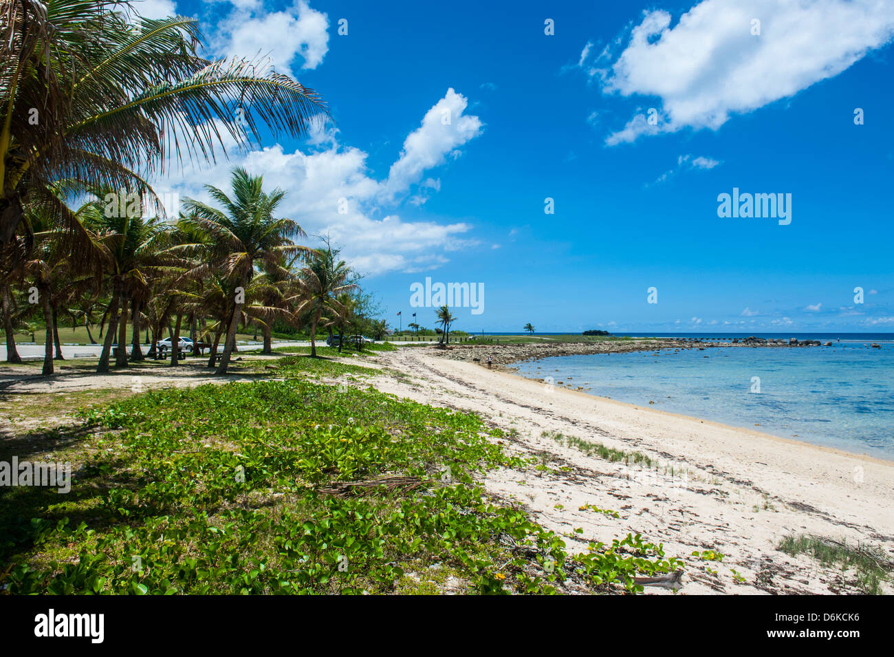 Sandy Bay in Pacific National Historical Park, Guam, territorio statunitense, Pacifico centrale e del Pacifico Foto Stock
