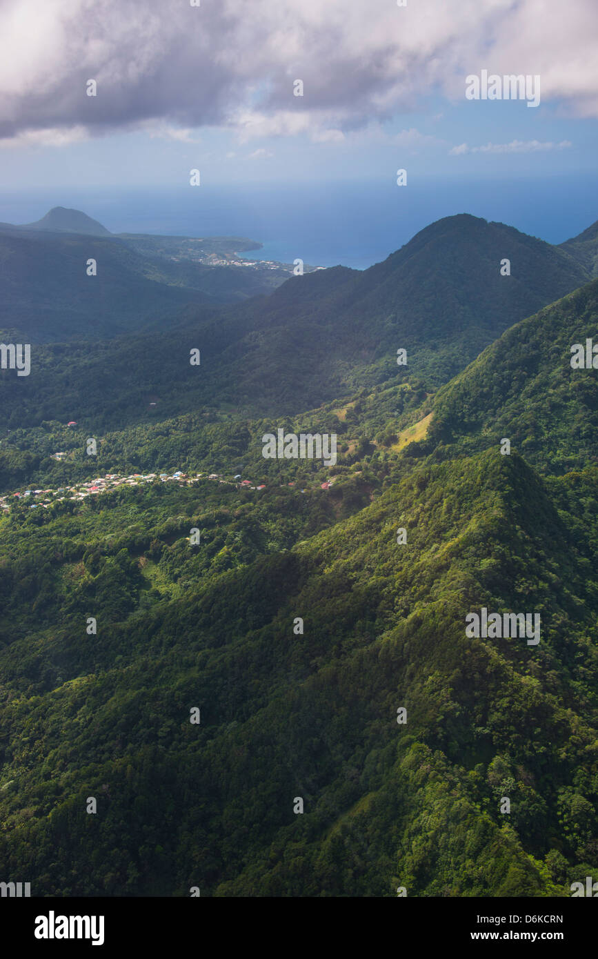Antenna della Dominica, West Indies, dei Caraibi e America centrale Foto Stock