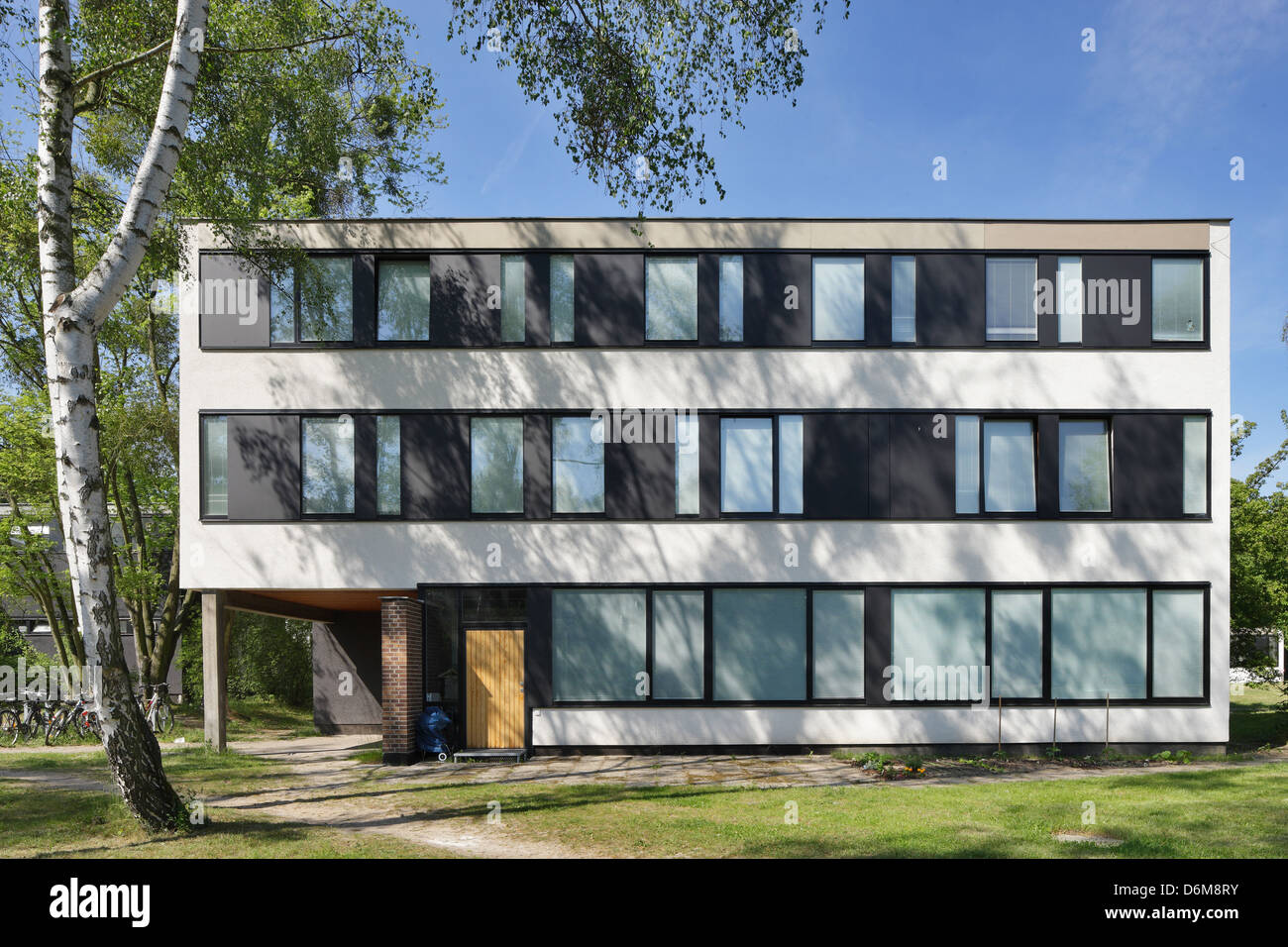 Berlino, Germania, dormitorio studenti Schlachtensee Potsdamer Chaussee Foto Stock