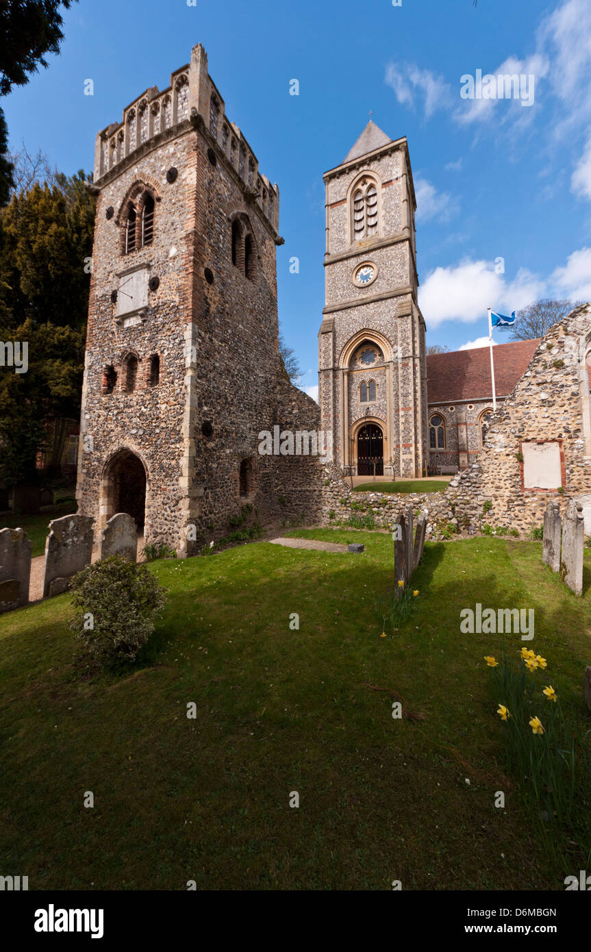 Thorpe St Andrew villaggio chiesa Norwich England Regno Unito Foto Stock