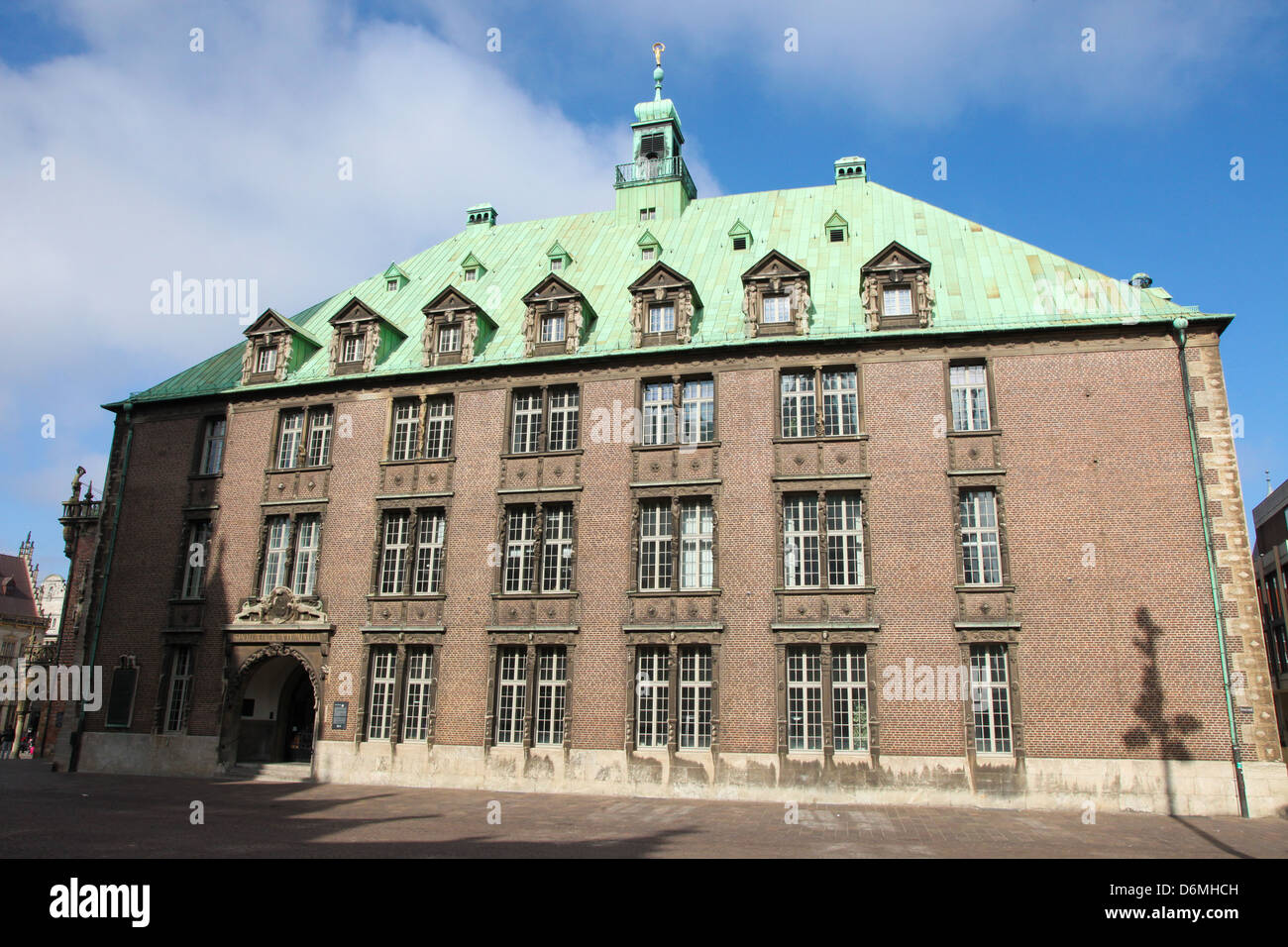 Tipica architettura di Brema, Germania. Foto Stock