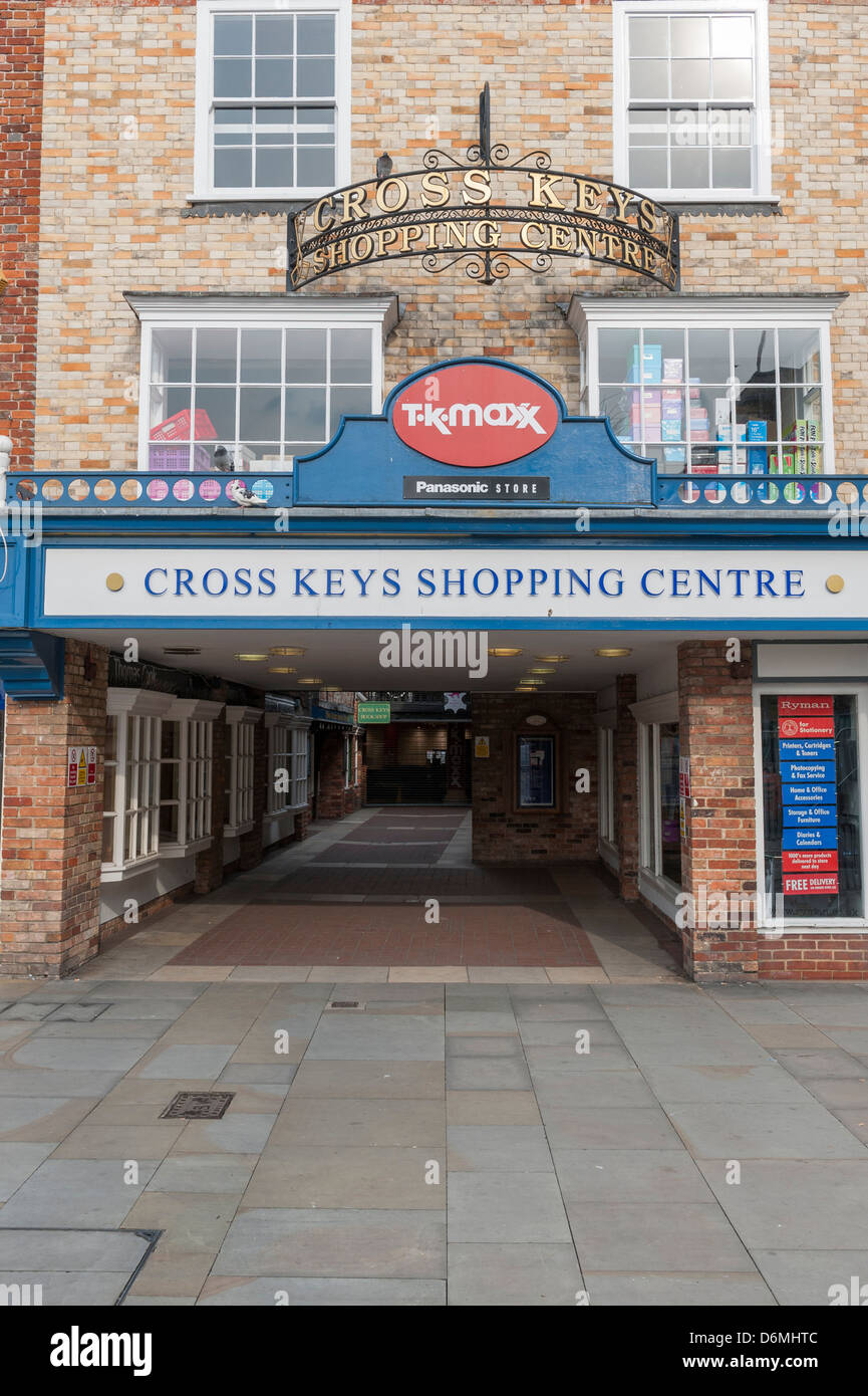 La Cross Keys shopping centre in Salisbury , Wiltshire , Inghilterra , Inghilterra , Regno Unito Foto Stock