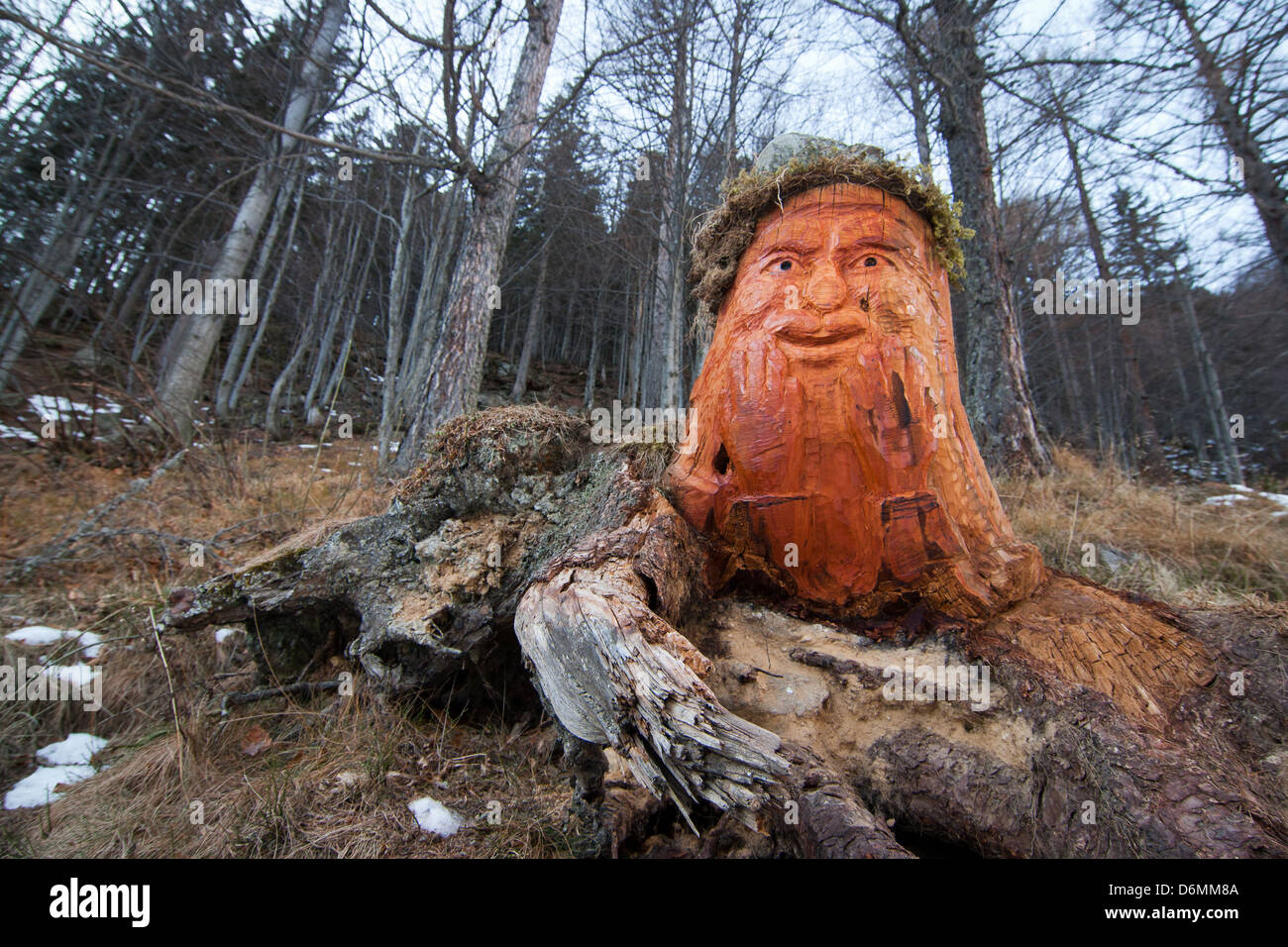 Gli elfi nella foresta Foto Stock