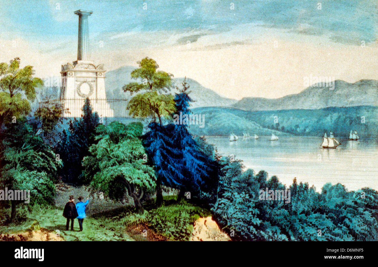 La tomba di Kosciusko: punto ad ovest di New York, circa 1880 Foto Stock
