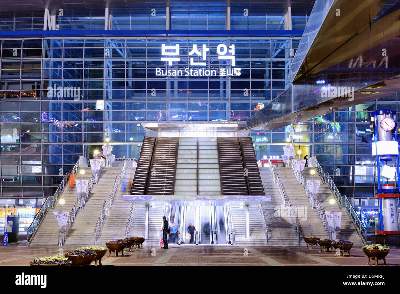 Stazione di Busan in Busan, Corea del Sud Foto Stock