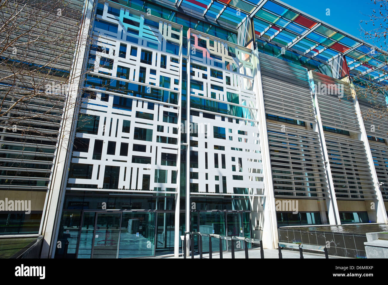 Home ufficio edificio Marsham Street Westminster London REGNO UNITO Foto Stock