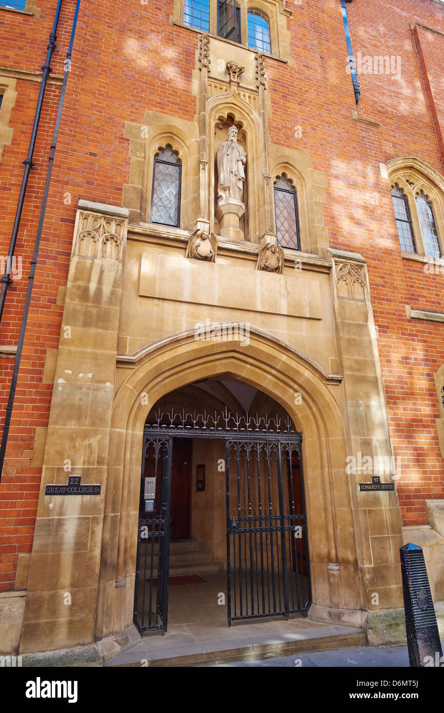 St Edward's House Grande College Street Westminster London REGNO UNITO Foto Stock