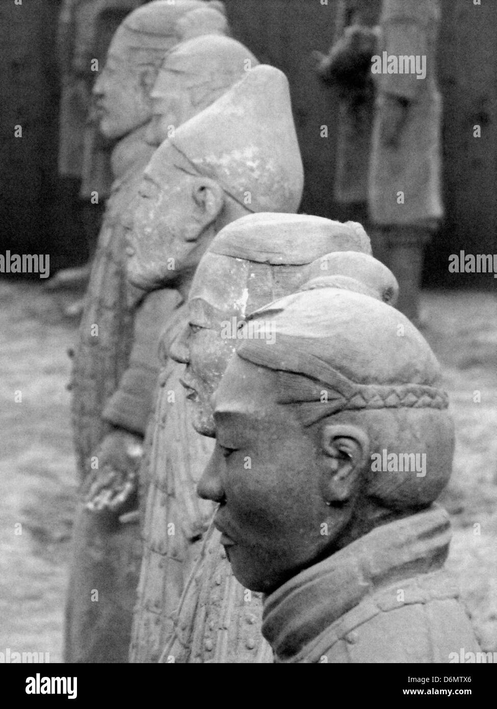 I guerrieri di terracotta di Xi'an in Cina Foto Stock