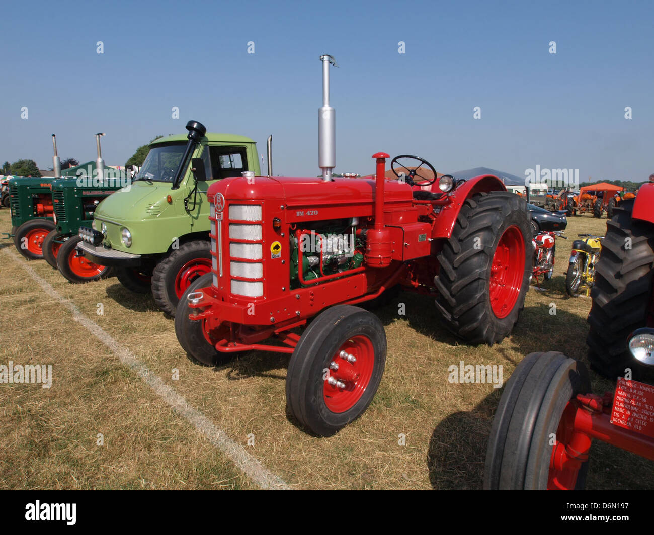 Red Bolinder-Munktell BM 470 pic1. Foto Stock