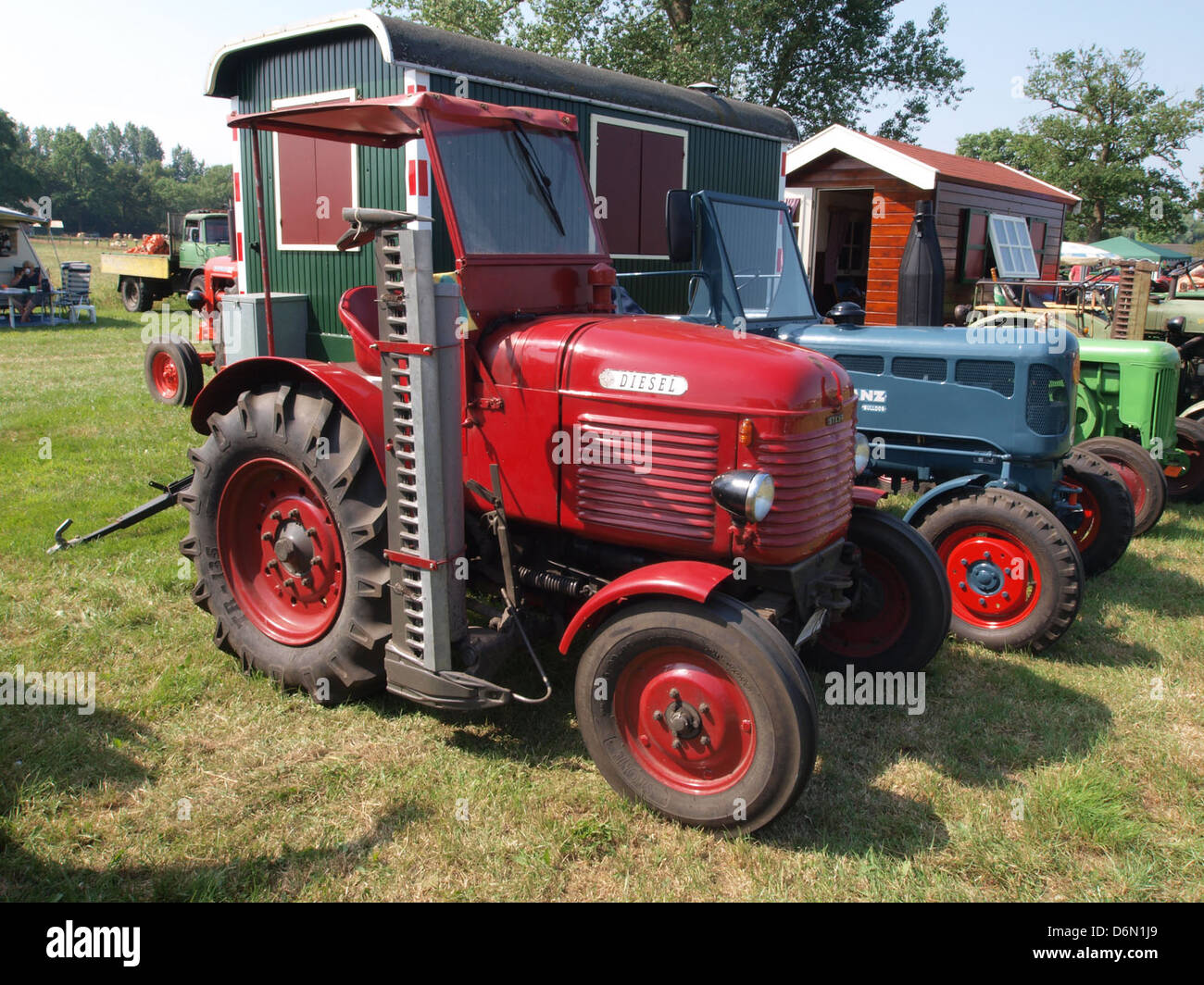 Rosso diesel Steyr pic3. Foto Stock