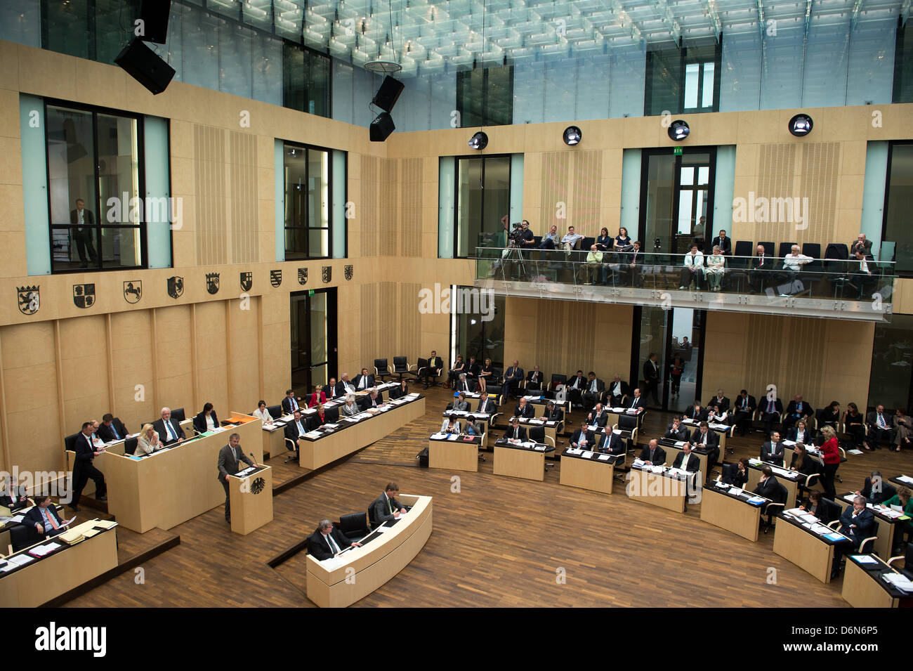 Berlino, Germania, in occasione della riunione del Consiglio federale la camera Foto Stock