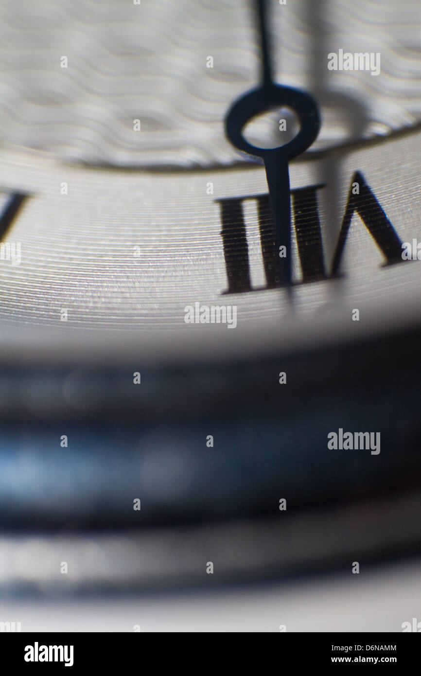 Berlino, Germania, il quadrante di un orologio meccanico Foto Stock