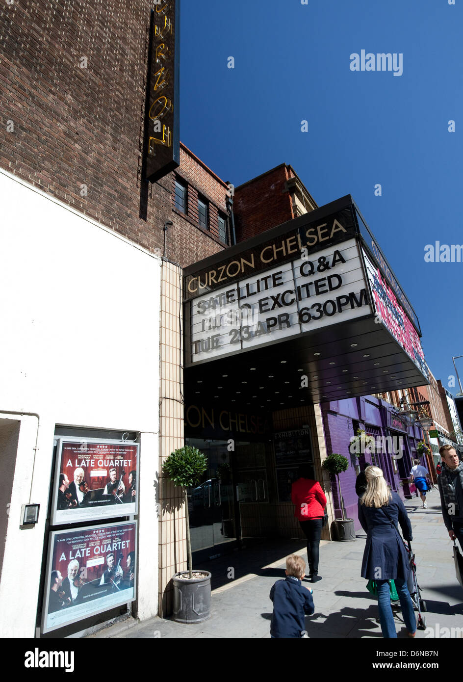 Il Curzon Chelsea cinema, King's Road, Londra Foto Stock