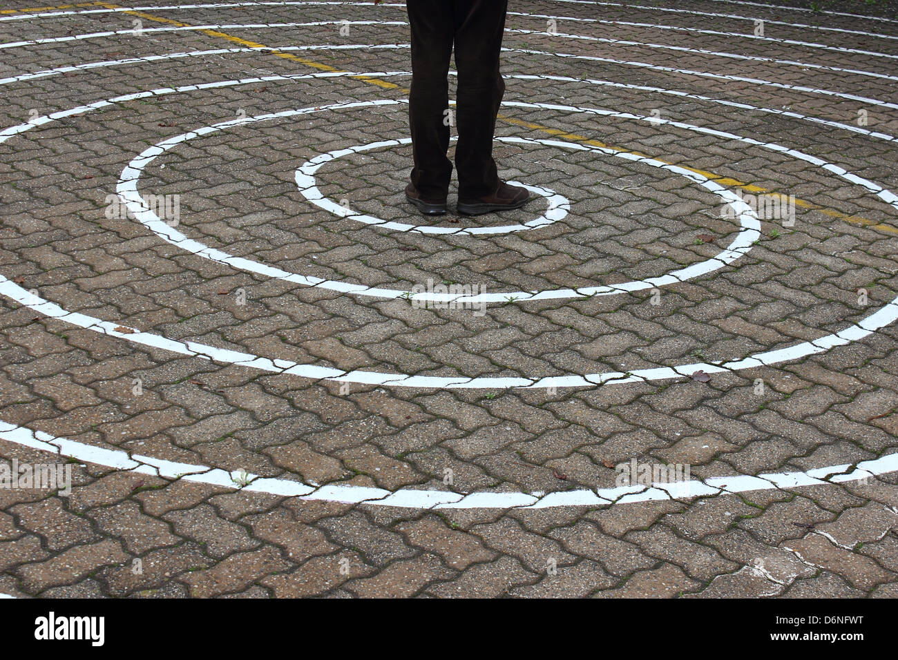 Spirale di energia Foto Stock