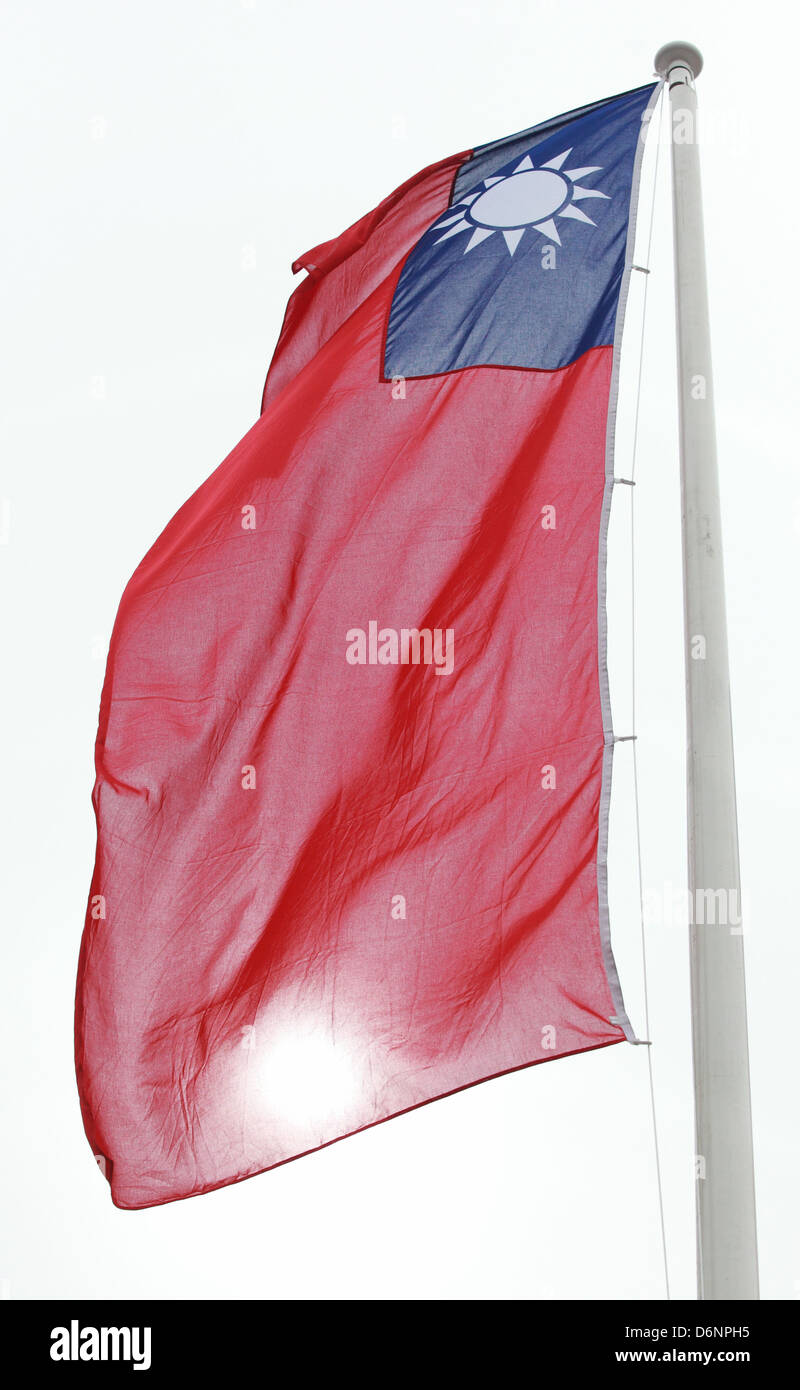 Schoenefeld, Germania, Bandiera della provincia di Taiwan Foto Stock