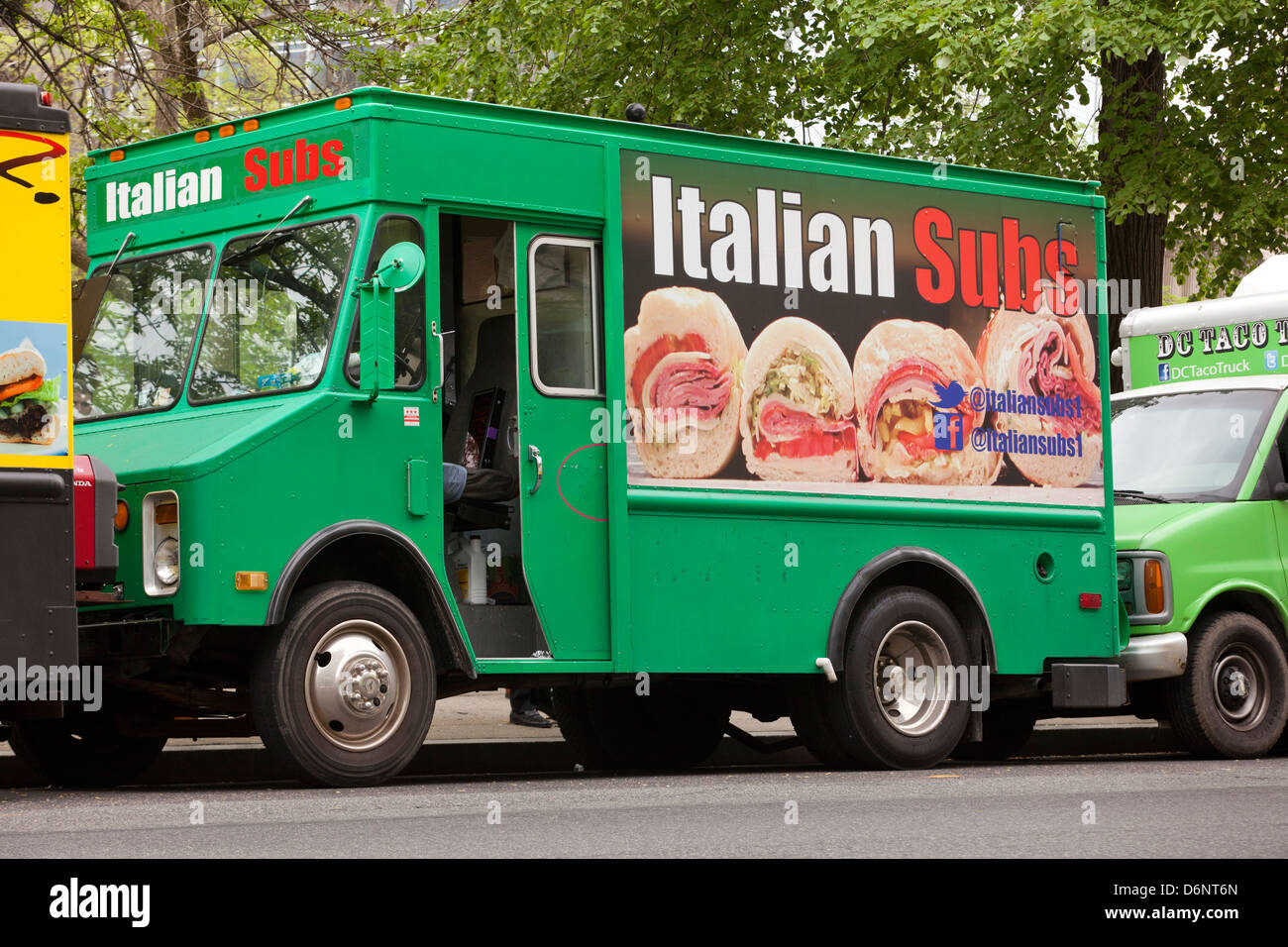 Sub italiano carrello alimentare - USA Foto Stock