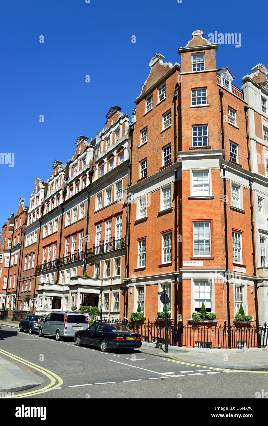 Balfour Place, Mayfair, City of Westminster, Londra, Inghilterra, Regno Unito Foto Stock