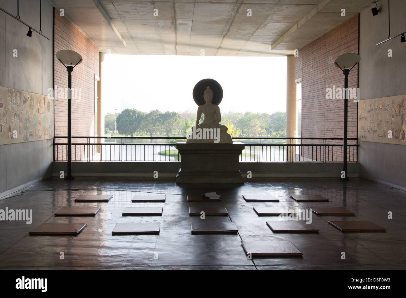 Dhamma ritiro e meditazione Foto Stock