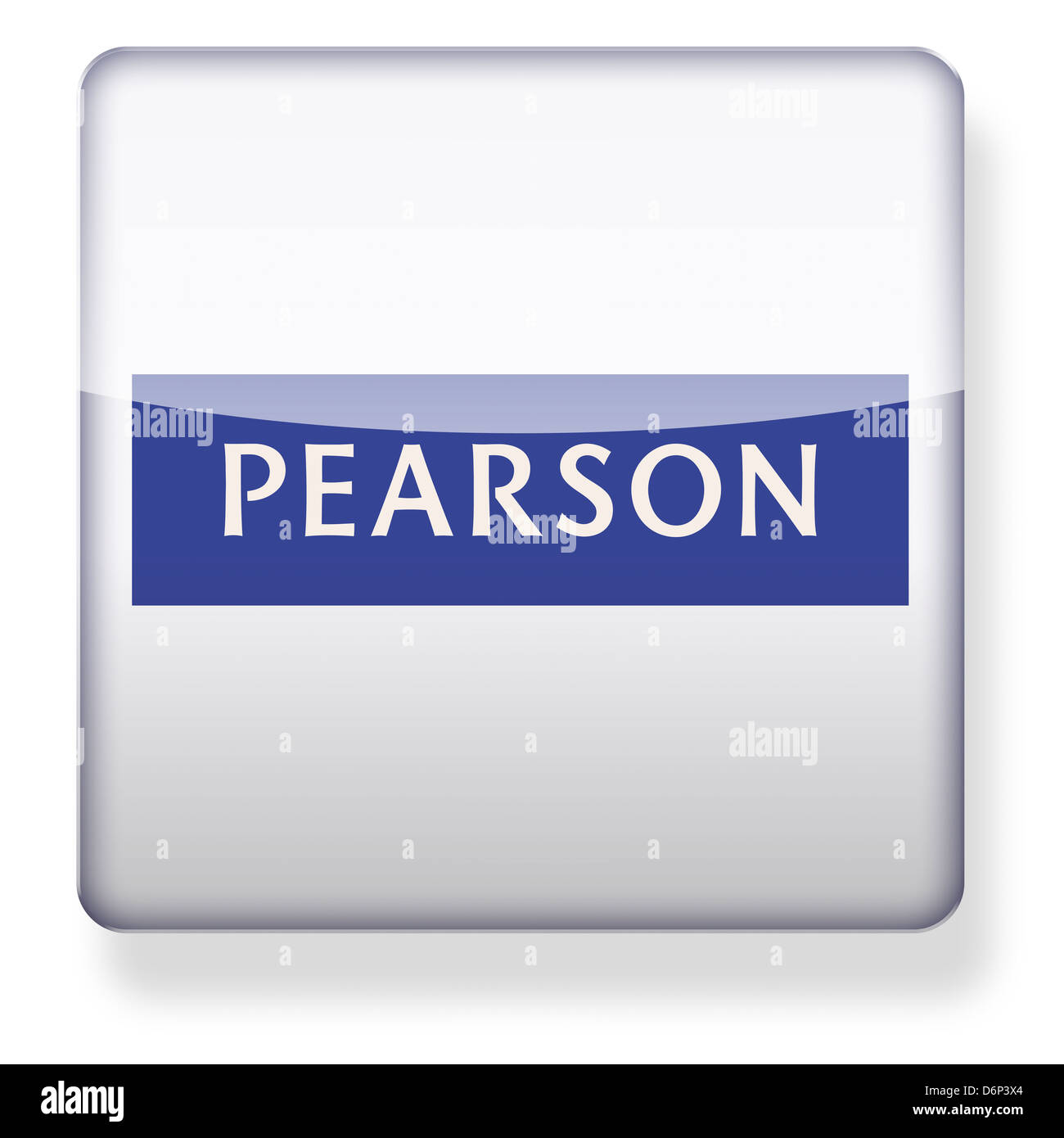 Pearson logo come l'icona di un'app. Percorso di clipping incluso. Foto Stock