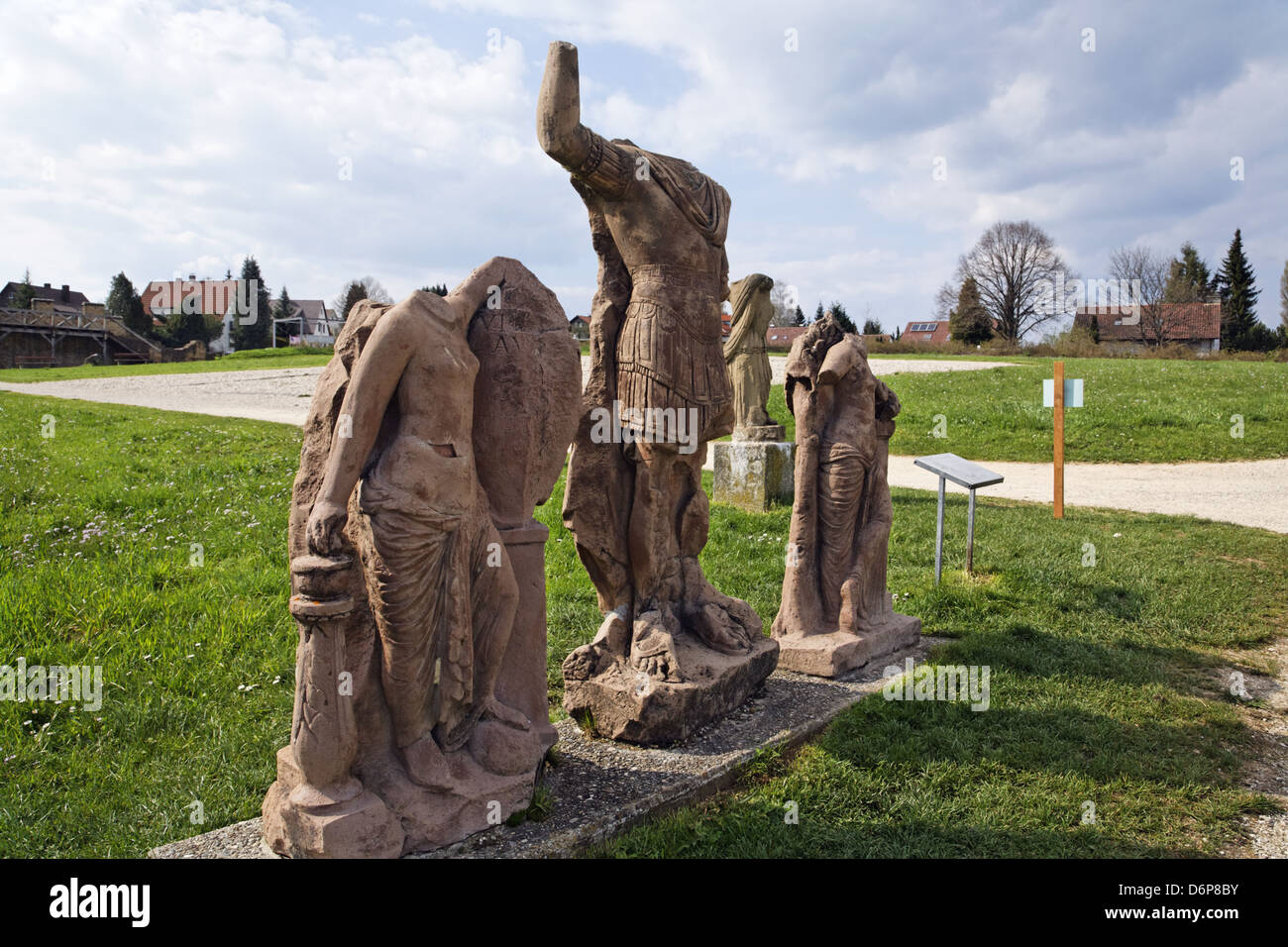 Germania Baden-Wuerttemberg, Welzheim, romane Limes, Sito Patrimonio Mondiale dell'UNESCO, 'Est Fort', Deutschland, Baden-Württemberg, Foto Stock