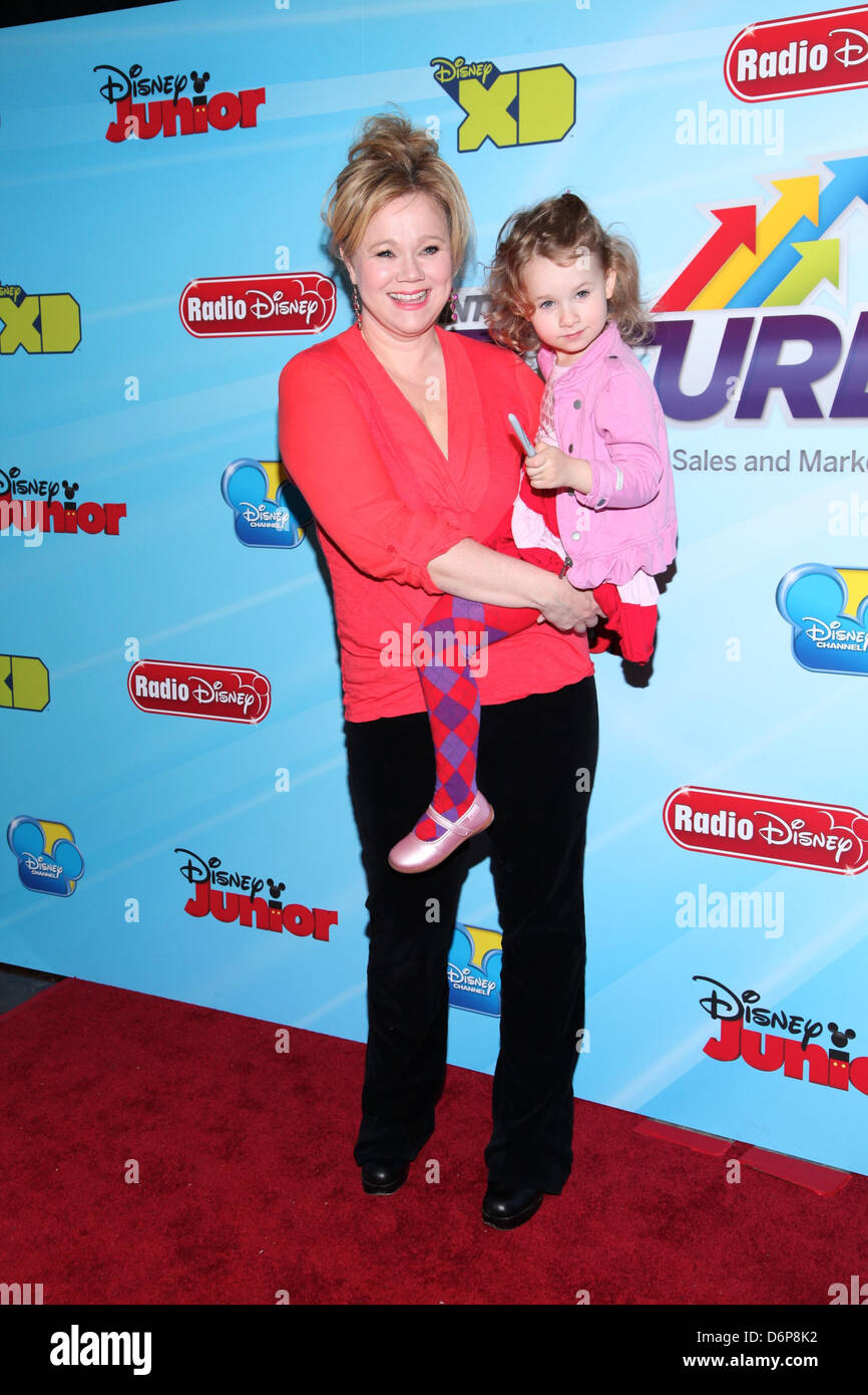 Caroline Rhea 2012-13 Disney Channel in tutto il mondo i bambini in anticipo al Hard Rock Cafe in Times Square a New York City, Stati Uniti d'America - 13.03.12 Foto Stock