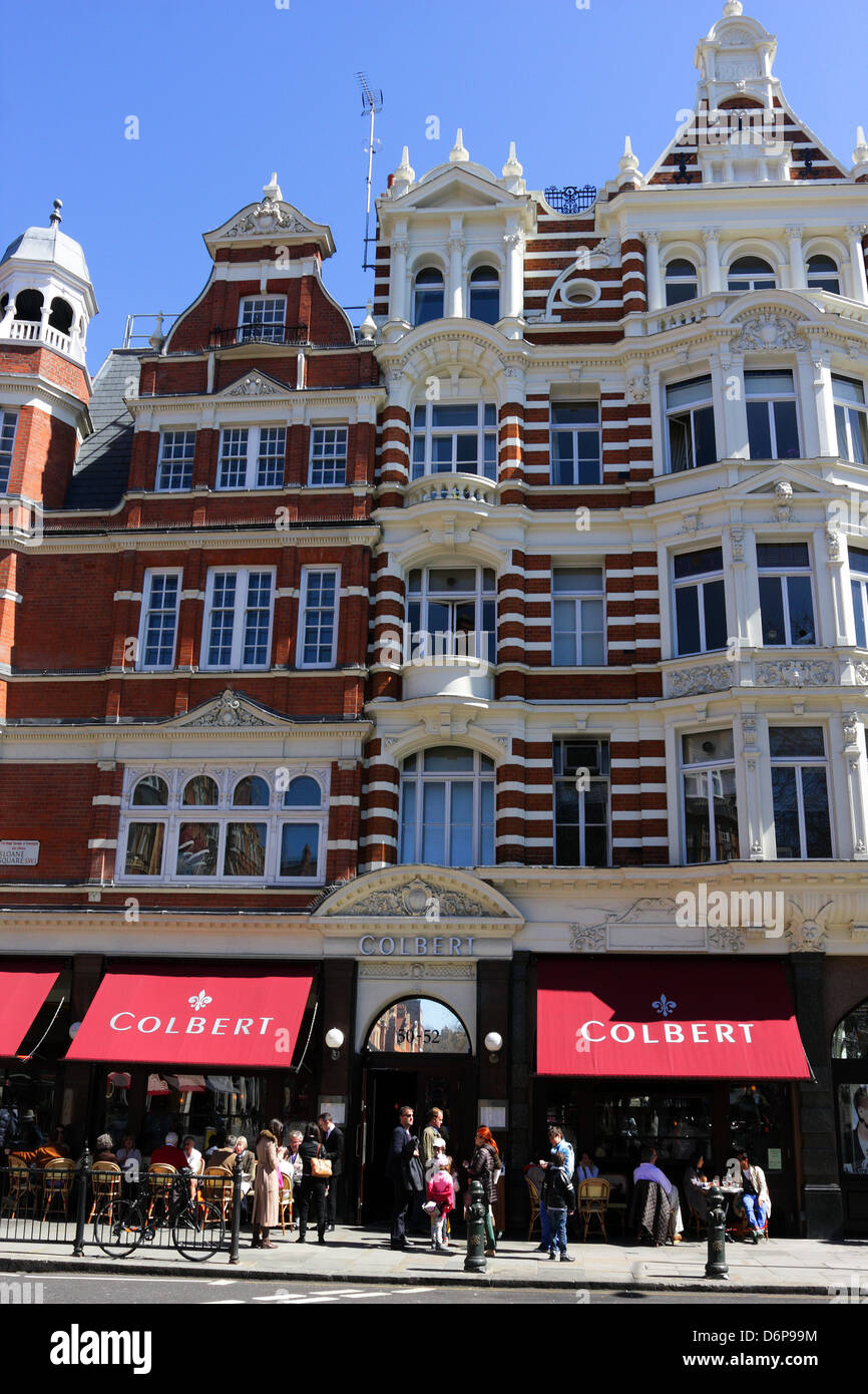 Colbert ristorante,situato sul lato est di Sloane Square. Foto Stock