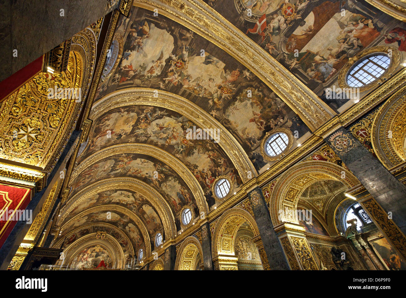 Malta, La Valletta, UNESCO, San Giovanni Concattedrale, Malta, La Valletta, UNESCO Welterbe, San Giovanni Concattedrale Foto Stock