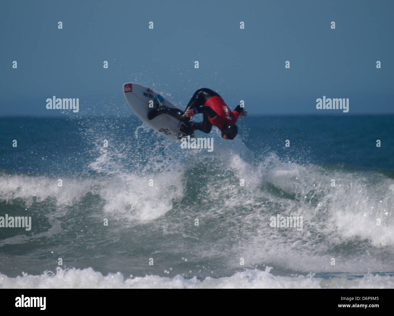 Calypso British scuole surf campionato, Widemouth Bay, Cornwall, Regno Unito 2013 Foto Stock