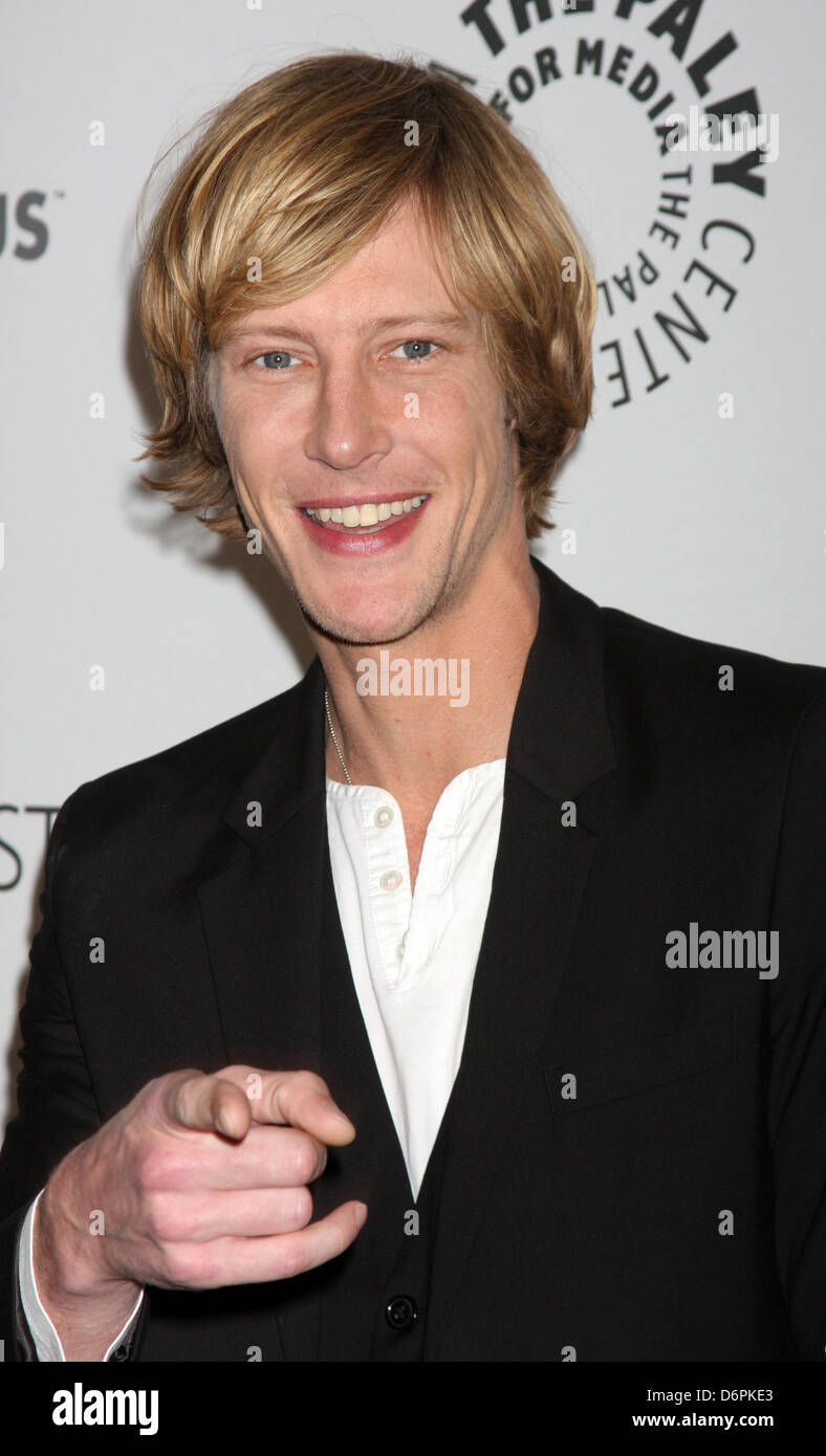 Gabriel Mann PaleyFest 2012 - "vendetta" evento al Saban Theatre - Gli arrivi di Los Angeles, California - 11.03.12 Foto Stock