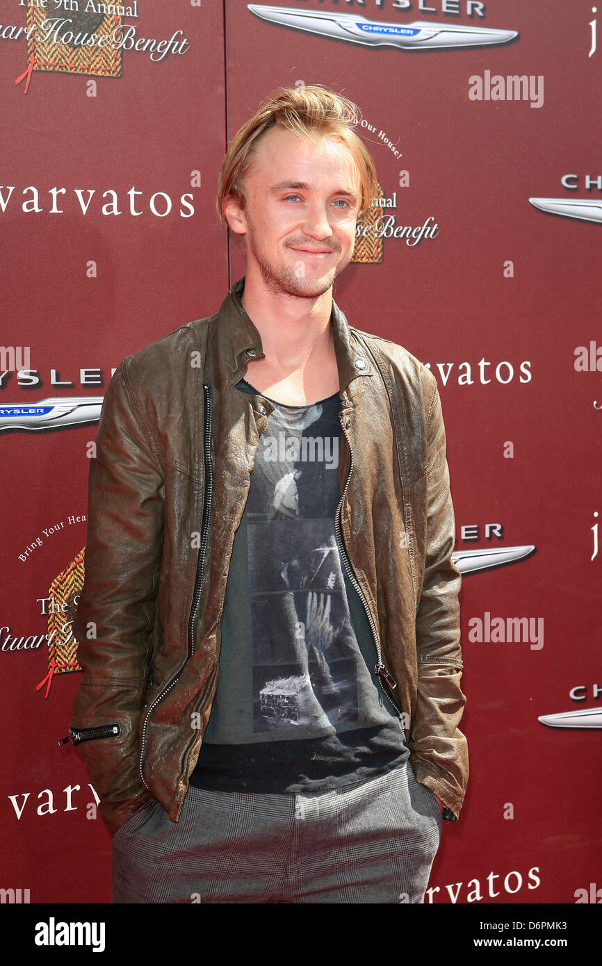 Tom Felton al 9° John Varvatos Stuart House beneficio. West Hollywood, California - 11.03.12 Foto Stock