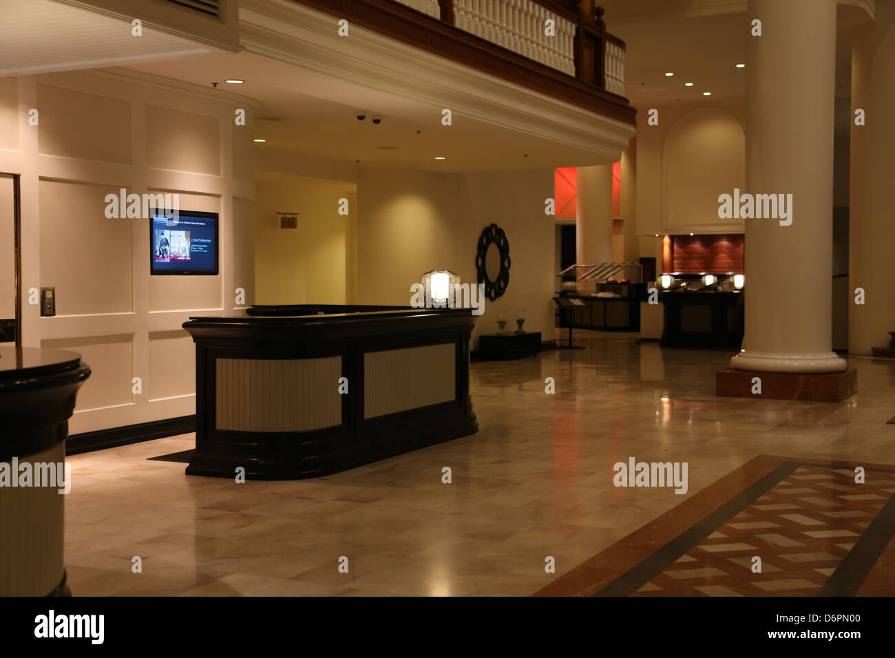 Grand Hotel Lobby Foto Stock