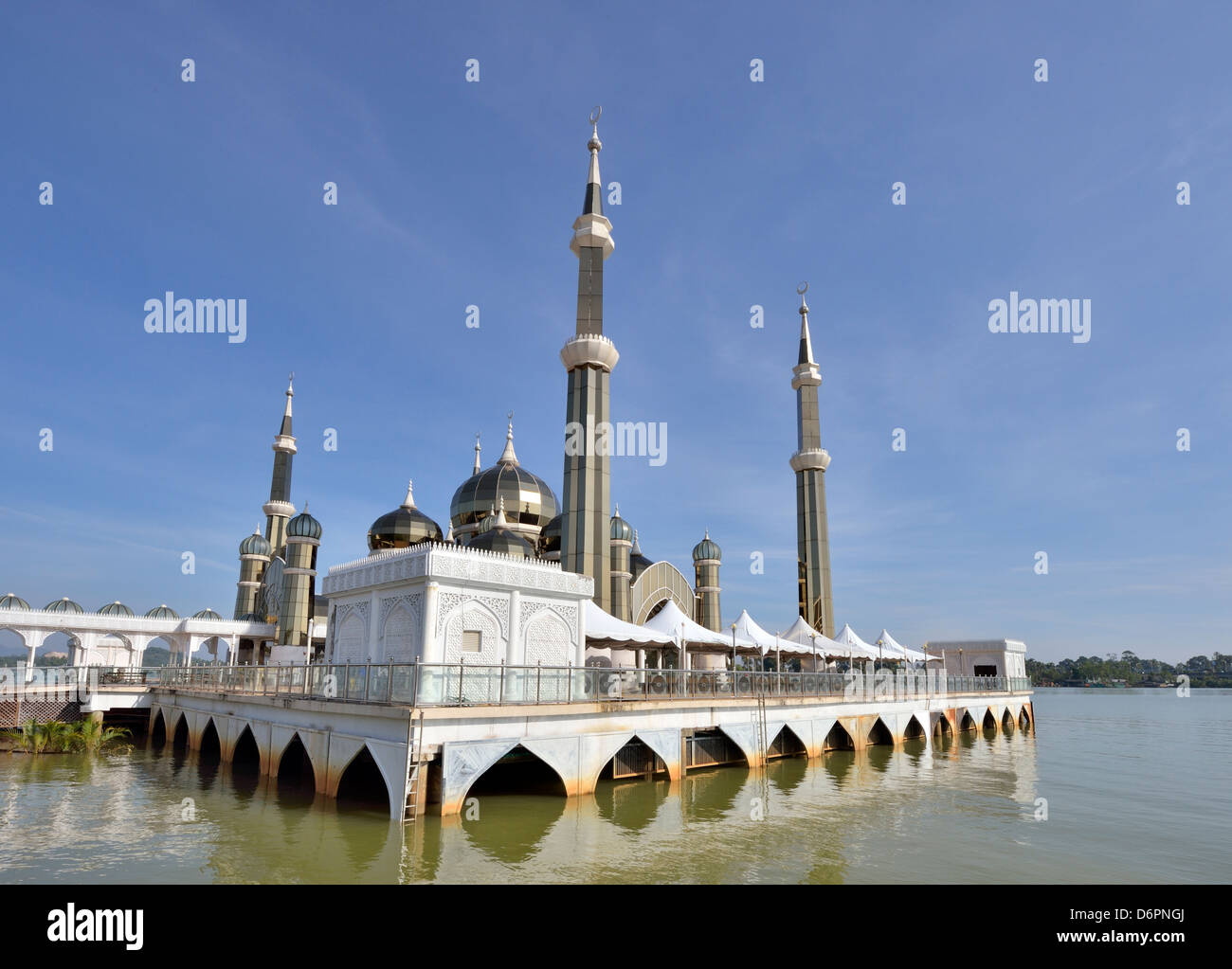La moschea di cristallo a Terengganu, Malyaysia Foto Stock