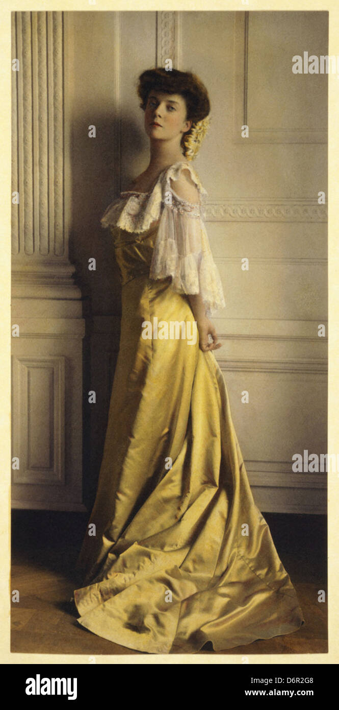 Alice Roosevelt Longworth da Frances Benjamin Johnston, 1903 Foto Stock
