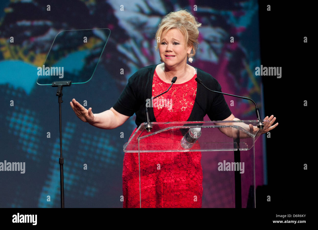 Caroline Rhea il Film Texas Hall of Fame Premi mostra a ACL Live Austin, Texas - 08.03.12 Foto Stock