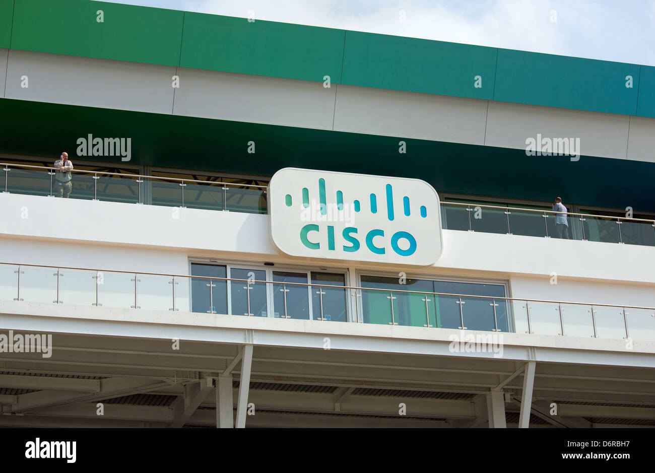 Londra, UK, CA-casa filiale di Stati Uniti e global Neztwerkanbieters Cisco Systems Foto Stock