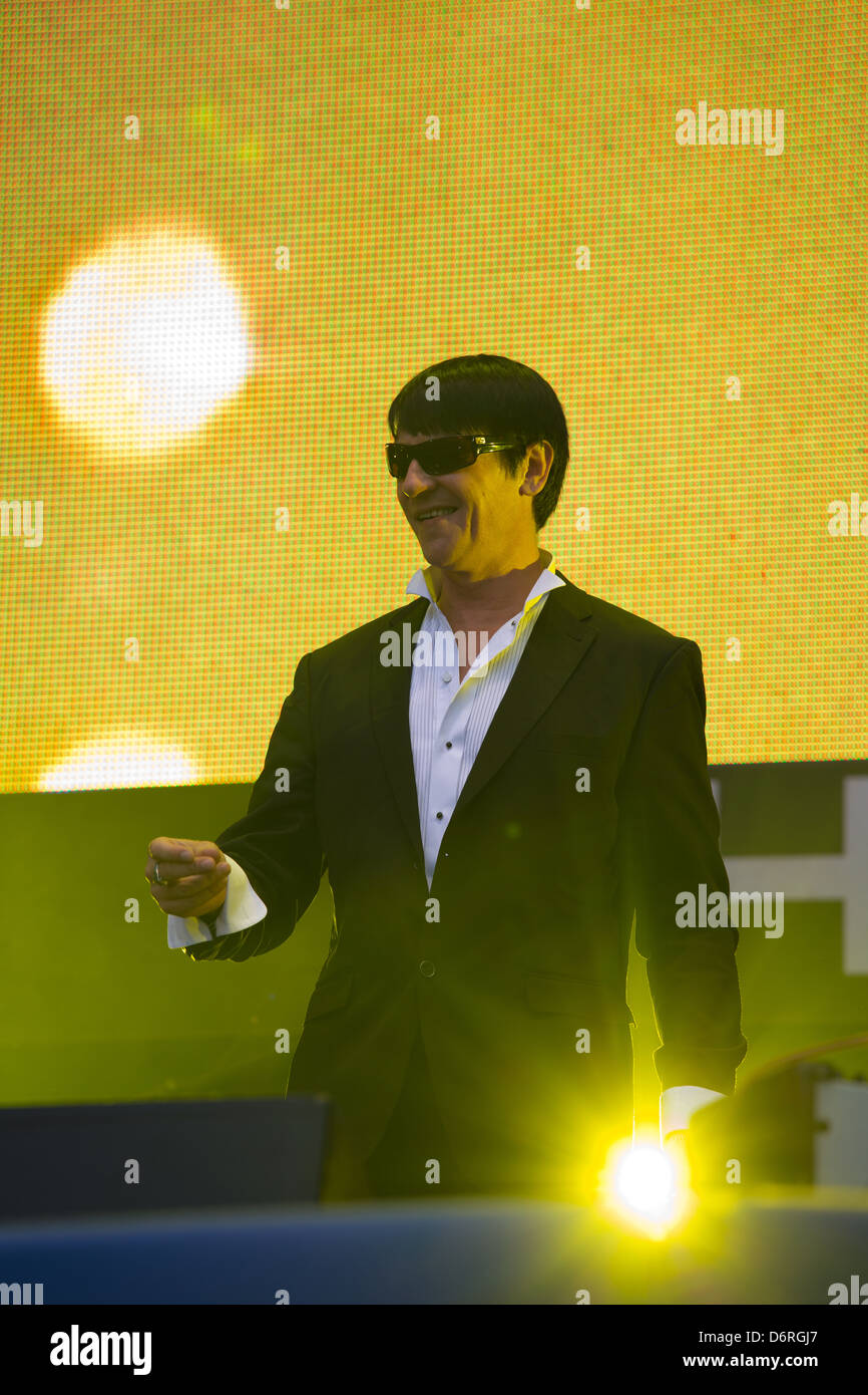 Poznan, Polonia, paroliere e cantante Maciej Malenczuk Foto Stock