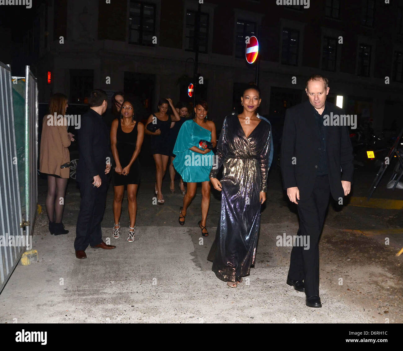 Shanika Warren-Markland UK film premiere di 'demoni non muoiono mai" tenutasi presso l' Odeon West End - arrivi al di fuori di Londra - Inghilterra - Foto Stock