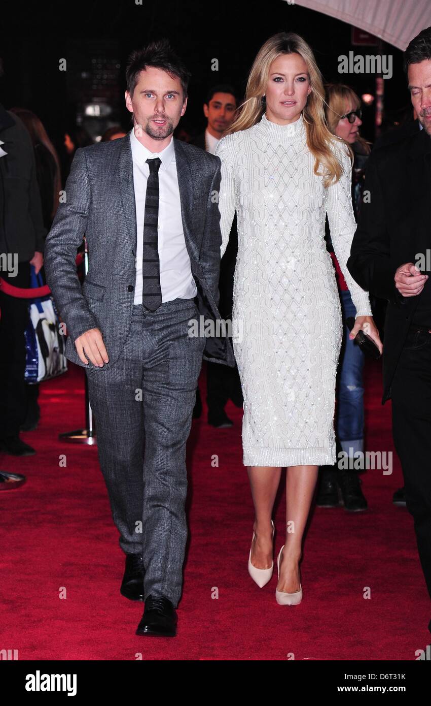 New York, Stati Uniti d'America. Il 22 aprile, 2013. Matt Bellamy Kate Hudson presso gli arrivi per il fondamentalista riluttante Premiere al Tribeca Film Festival 2013, Tribeca Performing Arts Center (BMCC TPAC), New York, NY Aprile 22, 2013. Foto di: Gregorio T. Binuya/Everett raccolta/Alamy Live News Foto Stock