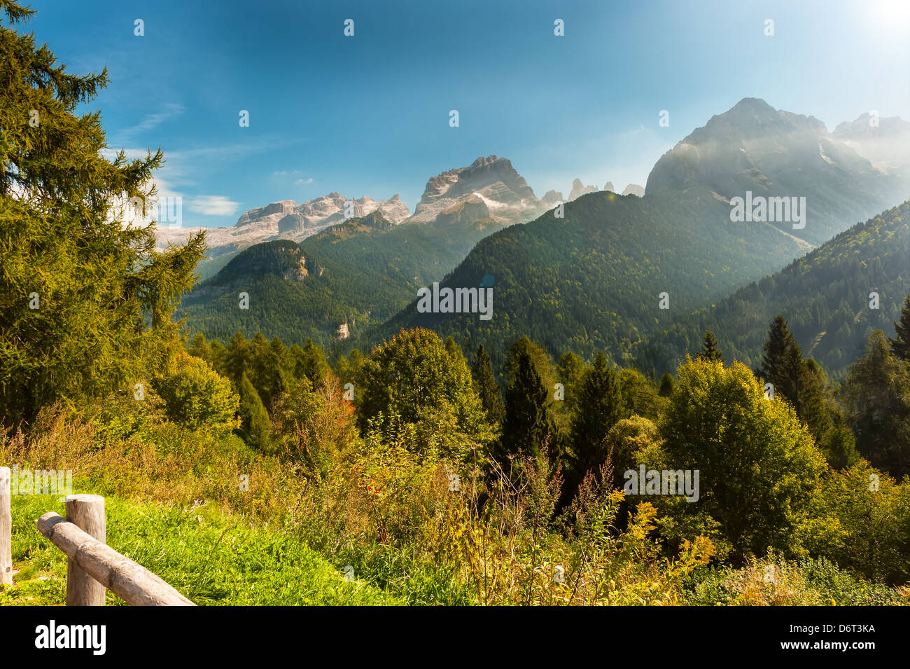 Gruppo di Brenta o Dolomiti di Brenta Foto Stock